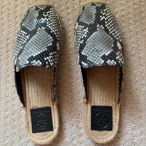 Tory Burch espadrille slip on. Size 8.